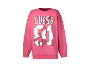 GUESS JEANS Guess Jeans Mikina Zipless Child Red (Veľkosť 16A, Farba červená)