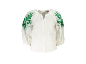 DESIGUAL Štýlová Dámska Košeľa Biela (Veľkosť XS, Farba Biela)