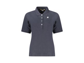 K-WAY K Way Polo Maniche Corte Donna Blu (Veľkosť M, Farba modrá)