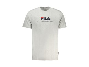 Fila Perfektné Pánske Tričko Krátky Rukáv Šedá (Veľkosť S, Farba šedá)