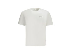 Pepe Jeans Perfektné Pánske Tričko Krátky Rukáv Biela (Veľkosť XL, Farba Biela)