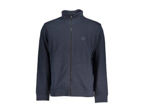 Pánska Mikina na zips Boss Modrá (Veľkosť M, Farba modrá)