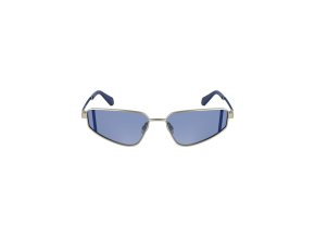 Calvin Klein Perfektné Dámske Slnečné Okuliare Strieborná (Veľkosť UNI, Farba Strieborná)