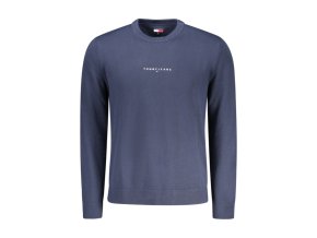 Tommy Hilfiger Štýlový Pánsky Pulóver Modrá (Veľkosť M, Farba modrá)