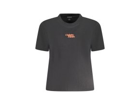 Calvin Klein Perfektné Dámske Tričko Krátky Rukáv Čierna (Veľkosť XS, Farba čierna)