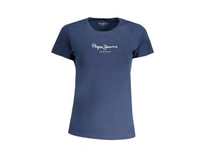 Pepe Jeans Perfektné Dámske Tričko Krátky Rukáv modrá (Veľkosť XS, Farba modrá)