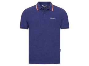 BEN SHERMAN BEN SHERMAN Pánska polokošeľa s dvojitou špičkou 0076270-TWILIGHTDENIM