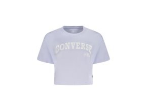 Converse Perfektné Dámske Tričko Krátky Rukáv fialová (Veľkosť XL, Farba fialová)