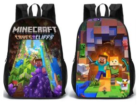 oboustranny batoh s potisky minecraft typ3