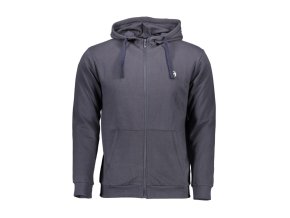 Pánska Mikina na zips Sergio Tacchini Modrá (Veľkosť 2XL, Farba modrá)