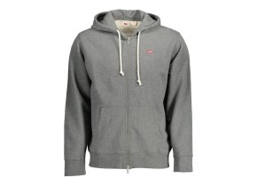LEVI'S Perfektná Pánska Mikina na zips Šedá (Veľkosť M, Farba šedá)
