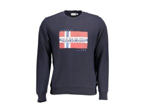 Napapijri Perfektná Pánska Mikina Modrá (Veľkosť L, Farba modrá)