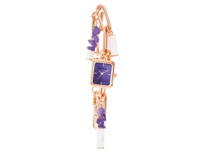 12119 anne klein damske hodinky hranate ak 4108amch