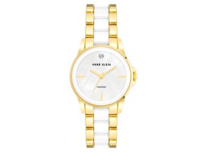 12131 anne klein damske hodinky kulate ak 4118wtgb