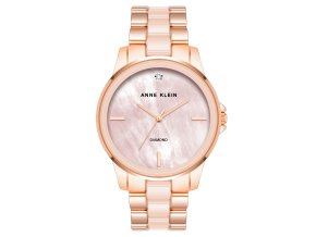 12134 anne klein damske hodinky kulate ak 4120bhrg