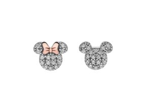 10972 disney detske nausnice minnie a mickey mouse stribrne es00015tzwl cs