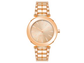11540 nine west damske hodinky kulate ruzovo zlate nw 3020rgrg