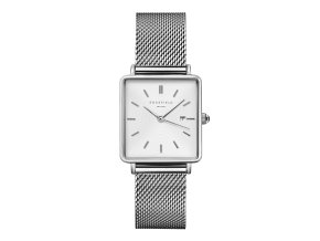 1026 2 rosefield boxy silver mesh damske hodinky qwss q02