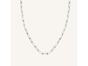 7097 1 rosefield nahrdelnik stribrne barvy hammered chain jnhcs j629
