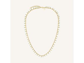 6860 3 rosefield nahrdelnik zlate barvy drop chain jndcg j680