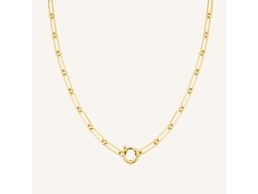 7064 1 rosefield nahrdelnik zlate barvy chunky chain jnrrg j614