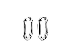 6890 1 rosefield nausnice stribrne barvy small oval hoops jeoss j570