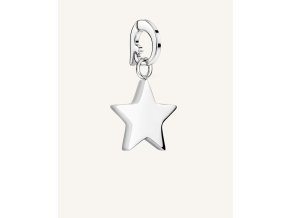 7484 2 rosefield privesek symbol star ve stribrne barve