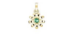PE Gold Daisy Crystal w