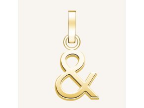 7463 1 rosefield privesek zlate barvy symbol ampersand