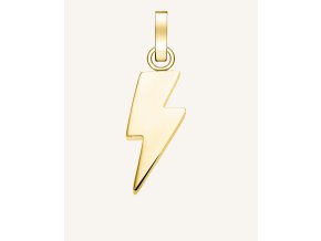 7487 2 rosefield privesek zlate barvy symbol thunder