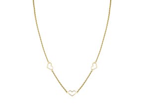 4029 1 rosefield zlaty nahrdelnik triple heart jnthg j535