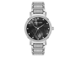 13198 anne klein damske hodinky kulate ak 4005bmsv