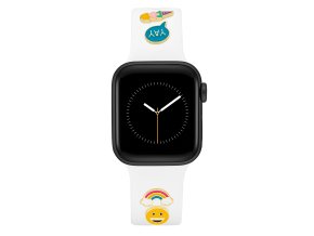13204 withit bily silikonovy reminek band candy pro apple watch 38 40 41