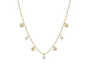 13252 rosefield multi shell and pearl charms necklace gold jmspng j161