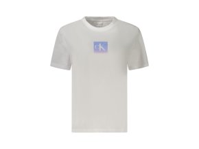 Calvin Klein Perfektné Dámske Tričko Krátky Rukáv Biela (Veľkosť S, Farba Biela)