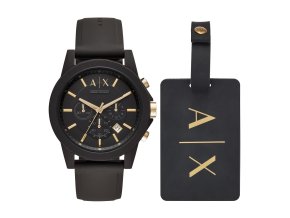 8471 3 armani exchange panska darkova sada outerbanks hodinky a reminek na zavazadla ax7105