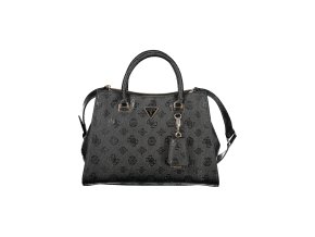Štýlová Dámska Kabelka GUESS JEANS  33.0X25.0X13.0cm  Čierna (Velkost UNI, Farba Čierna)