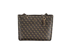 Štýlová Dámska Kabelka GUESS JEANS  35.0X26.0X10.0cm  Hnedá (Velkost UNI, Farba Hnedá)