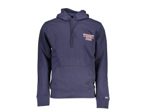 Športová Pánska Mikina bez zipsu TOMMY HILFIGER Modrá (Velkost L, Farba Modrá)