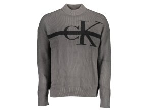 Elegantný Pánsky Pulóver CALVIN KLEIN Šedá (Velkost 2XL, Farba Šedá)