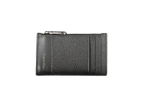 Praktická Pánska Peňaženka CALVIN KLEIN 13X8X1cm Čierna (Velkost UNI, Farba Čierna)