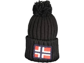 Štýlová Pánska Čiapka NORWAY 1963 Čierna (Velkost UNI, Farba Čierna)