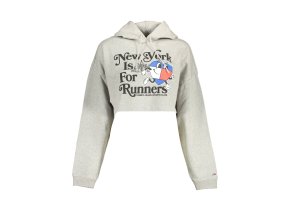 Športová Dámska Mikina bez zipsu   TOMMY HILFIGER  Šedá (Velkost XL, Farba Šedá)