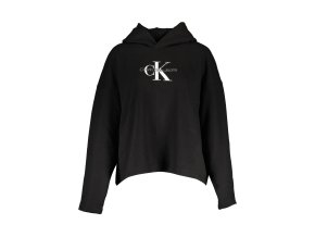 Športová Dámska Mikina bez zipsu   CALVIN KLEIN  Čierna (Velkost XL, Farba Čierna)