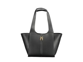 Štýlová Dámska Kabelka TOMMY HILFIGER  40X24X17cm  Čierna (Velkost UNI, Farba Čierna)