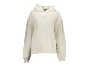 Športová Dámska Mikina bez zipsu   CALVIN KLEIN  Biela (Velkost S, Farba Biela)