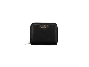 Praktická Dámska Peňaženka GUESS JEANS 11X10X3cm Čierna (Velkost UNI, Farba Čierna)