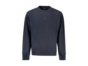 Športová Pánska Mikina bez zipsu HUGO BOSS Modrá (Velkost S, Farba Modrá)