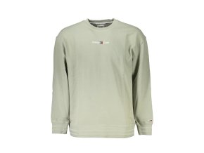 Športová Pánska Mikina bez zipsu TOMMY HILFIGER Zelená (Velkost L, Farba Zelená)