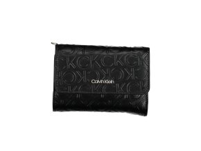 Praktická Dámska Peňaženka CALVIN KLEIN 12X9X5cm Čierna (Velkost UNI, Farba Čierna)